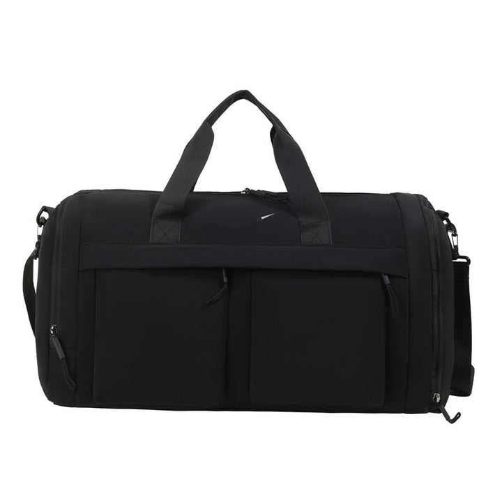 Sporty duffel bag with multiple exterior pockets Bowlift