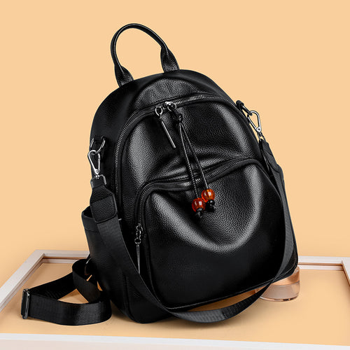 Premium Leather Travel Backpack Bowlift