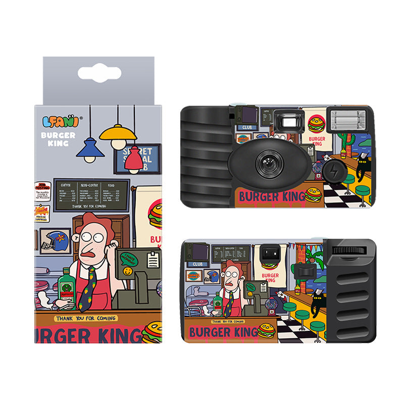Fun-Themed Disposable Camera Bowlift