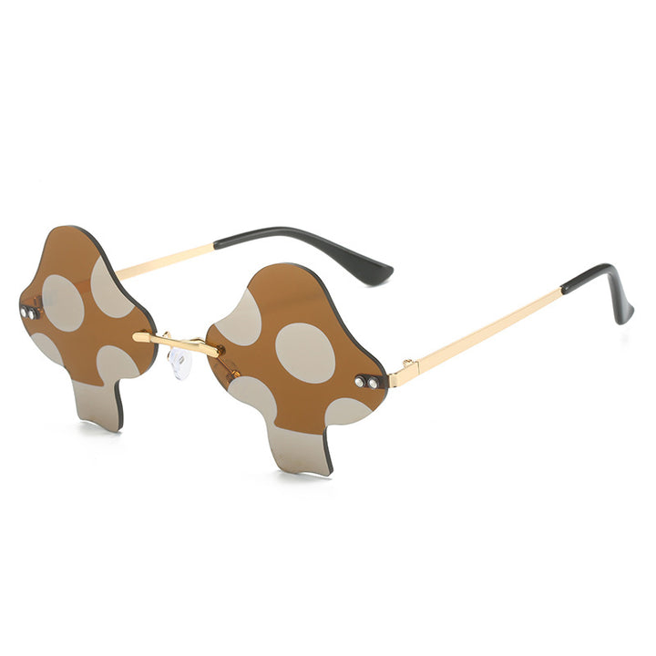 Unique Oversized Polka Dot Frame Sunglasses Bowlift