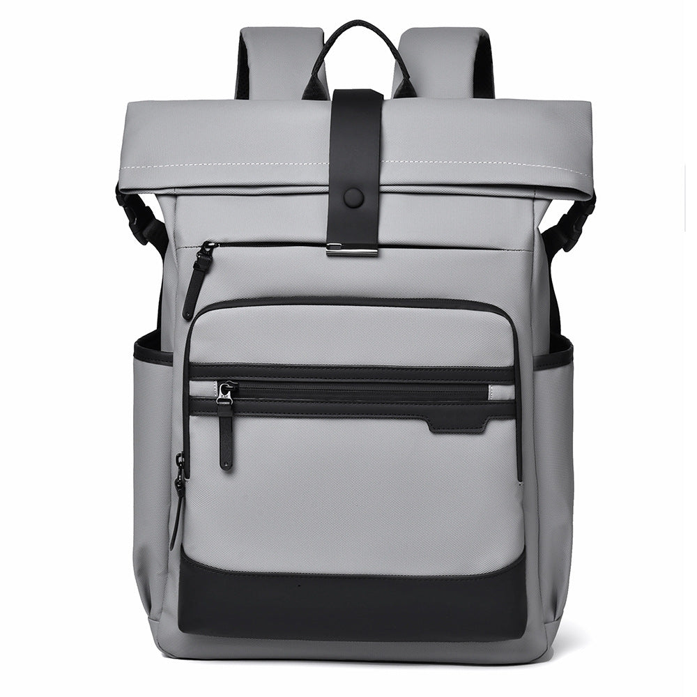 Roll-Top Waterproof Laptop Backpack Bowlift