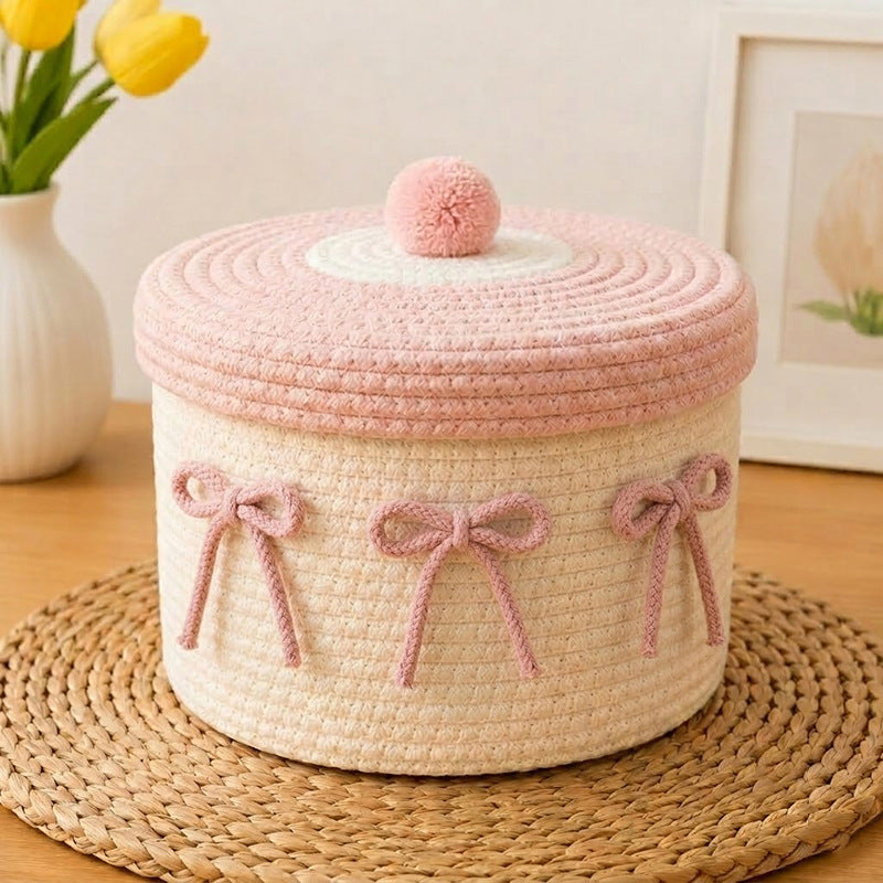 Decorative Knitted Storage Container Bowlift