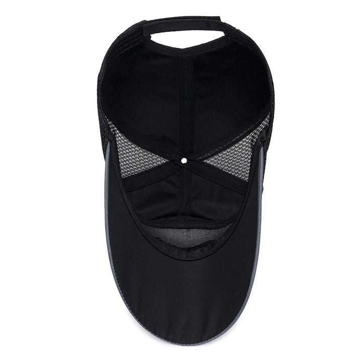 Women's Sporty Running Cap with Ventilation Mesh Bowlift