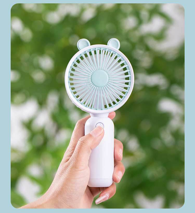 Ladies Portable Mini Hand Fan with Cute Design Bowlift