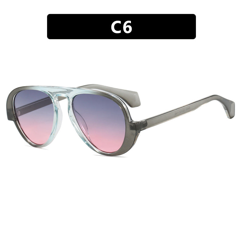 Women's sunglasses with unique retro frame and UV protection Bowlift
