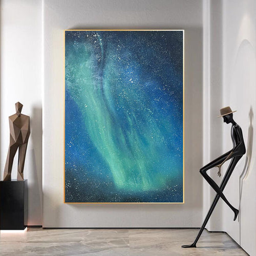 Celestial Northern Lights Canvas Artwork