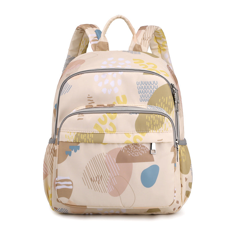 Trendy Abstract Pattern Backpack Bowlift