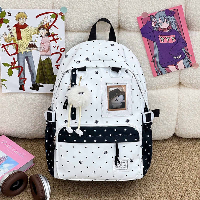 Playful Polka Dot Design Backpack