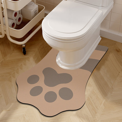 Playful Pet-Themed Bath Mat