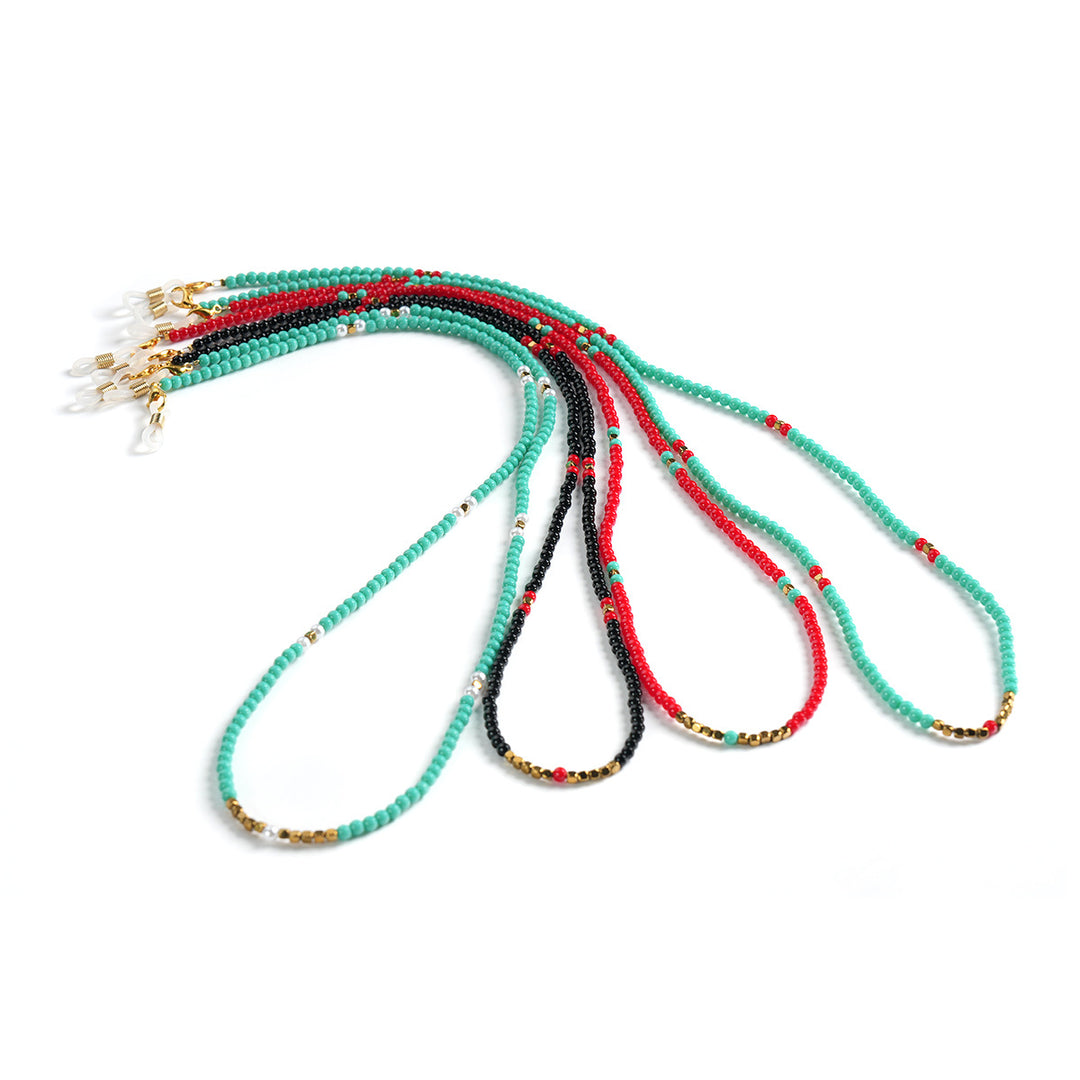 Multi-Strand Beaded Eyewear Chain Bowlift