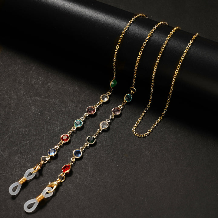 Elegant Gold-Plated Eyewear Chain Bowlift
