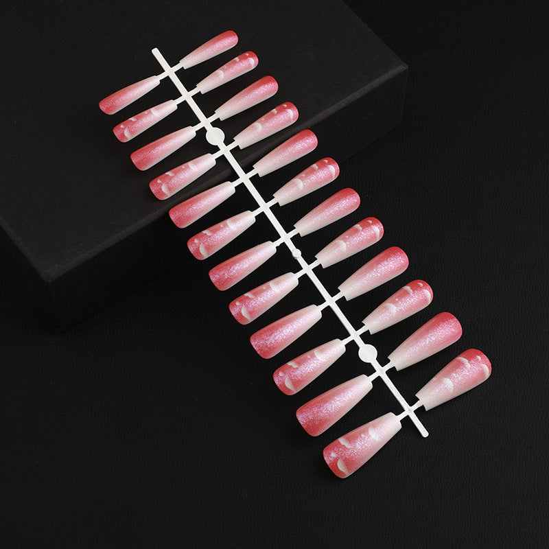 Stylish rose pattern artificial nails Bowlift