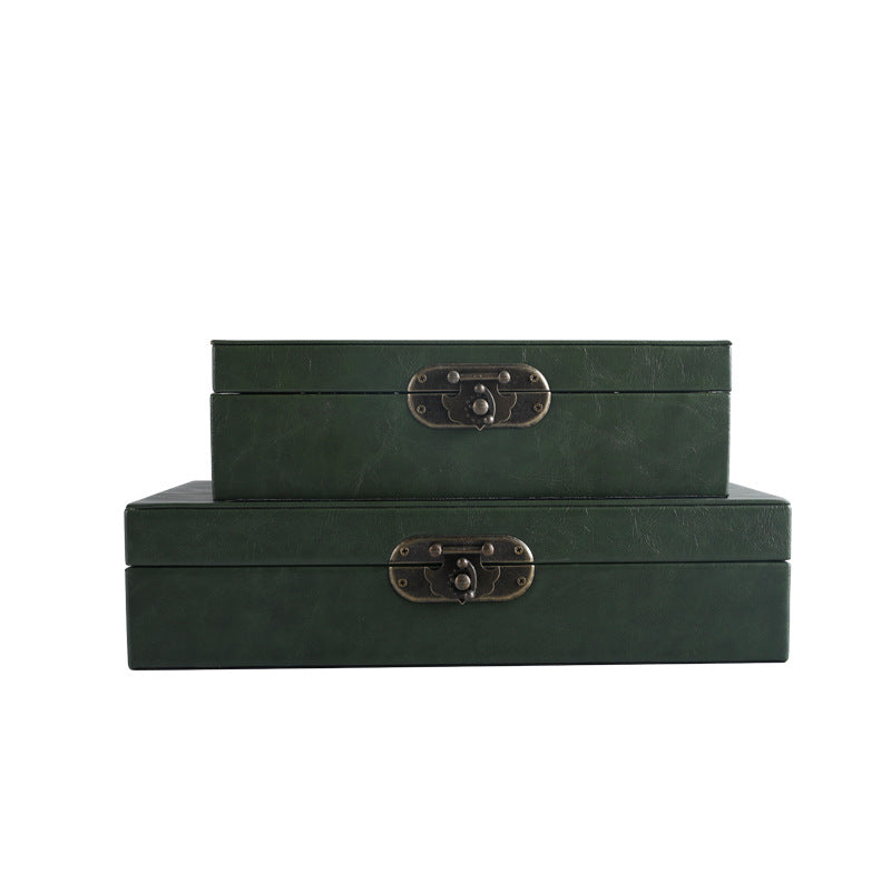 Decorative Storage Boxes with Textured Accents