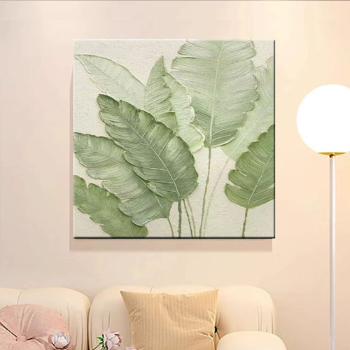 Home Decor Leaf Print Art