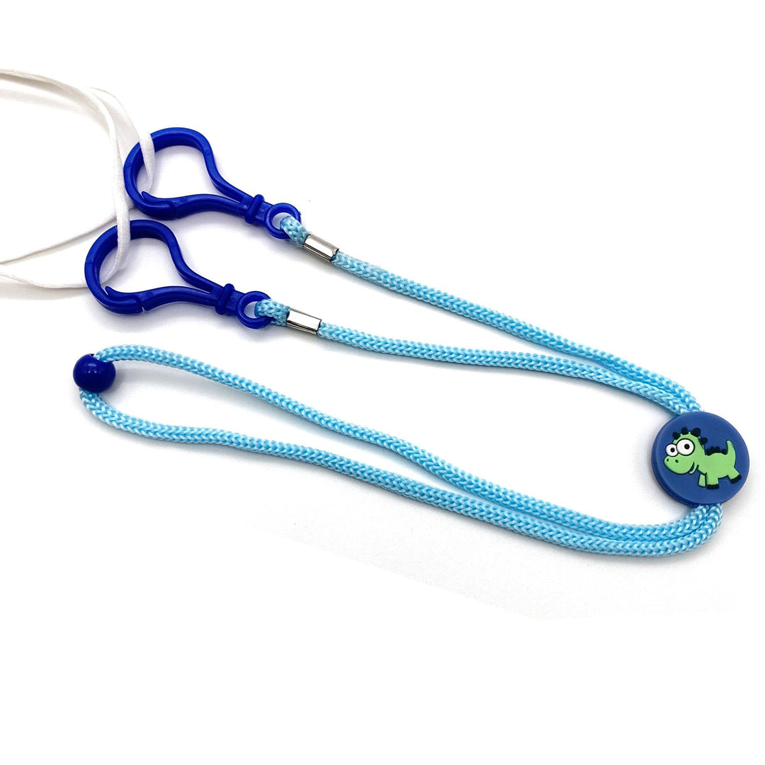 Adjustable Eyewear Retainer with Fun Dinosaur Design Bowlift