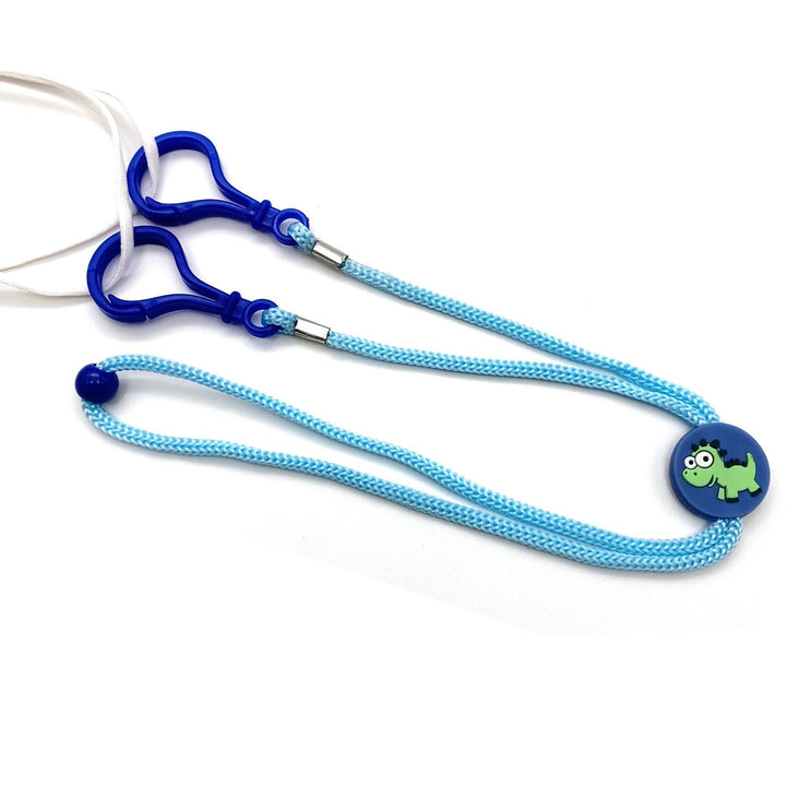 Adjustable Eyewear Retainer with Fun Dinosaur Design Bowlift