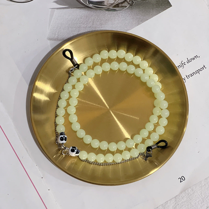 Creative Beaded Eyewear Chain Bowlift