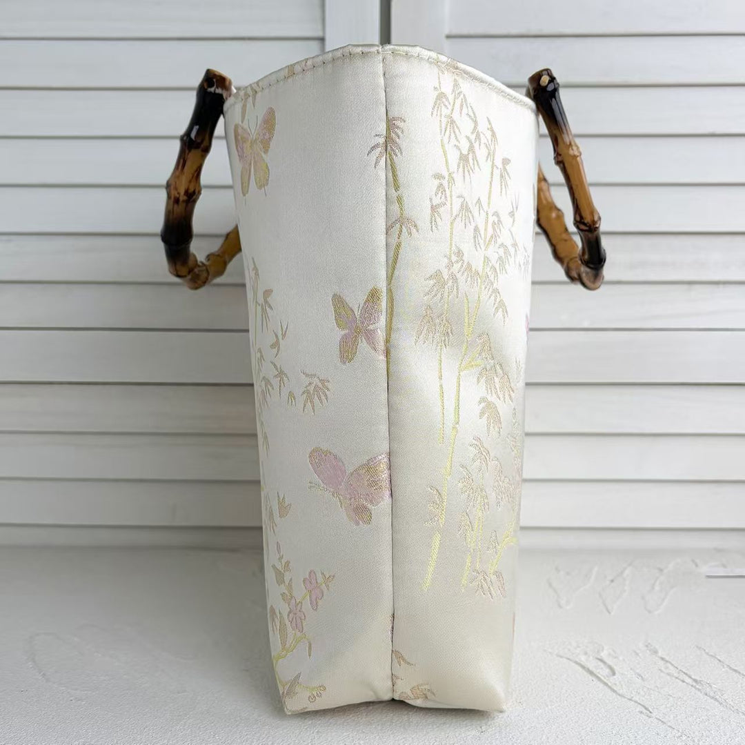 High-quality cotton tote bag with bamboo handles Bowlift