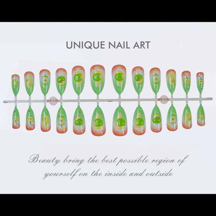 Whimsical Cute Character Press-On Nails Bowlift