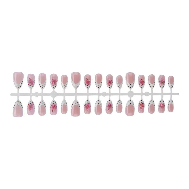 Floral Design Press-On Nail Art Set Bowlift