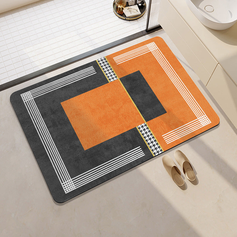 Playful Fruit-Themed Bath Mat Bowlift
