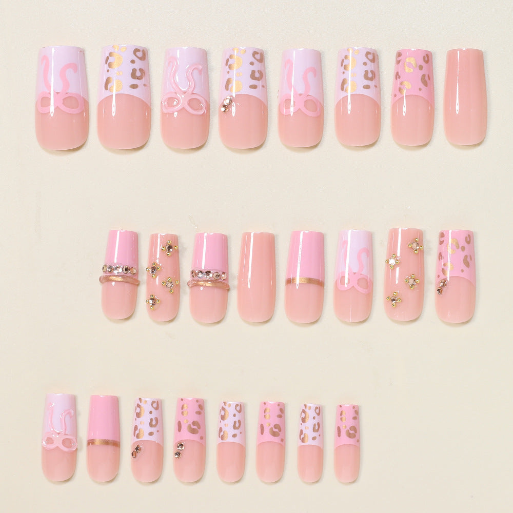 Decorative Long Stiletto Nail Art Tips Bowlift