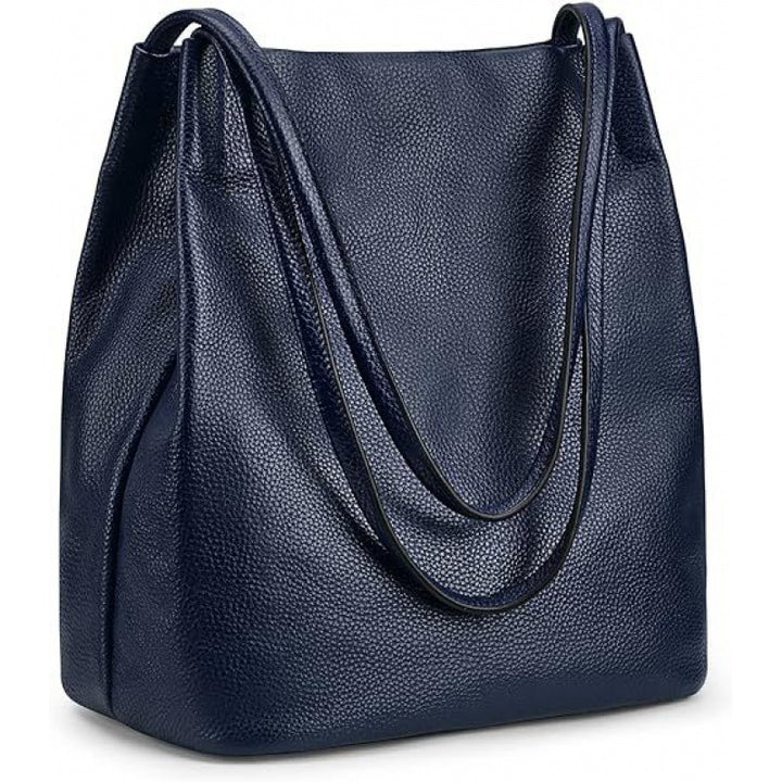 Stylish Leather Hobo Handbag Bowlift