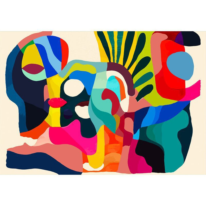 Abstract Geometric Art Area Rug