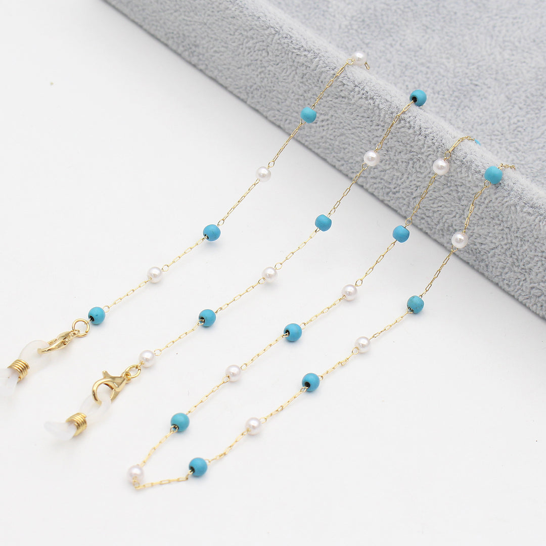 Elegant Multi-Color Eyewear Chain Bowlift
