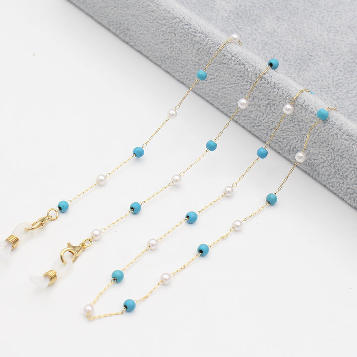 Elegant Multi-Color Eyewear Chain Bowlift