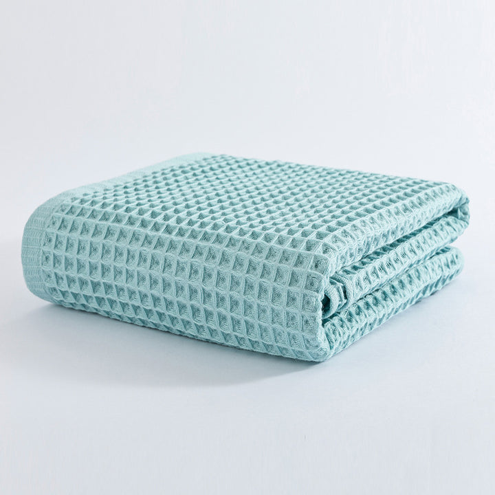 Women Waffle Fabric Bath Towel Bowlift