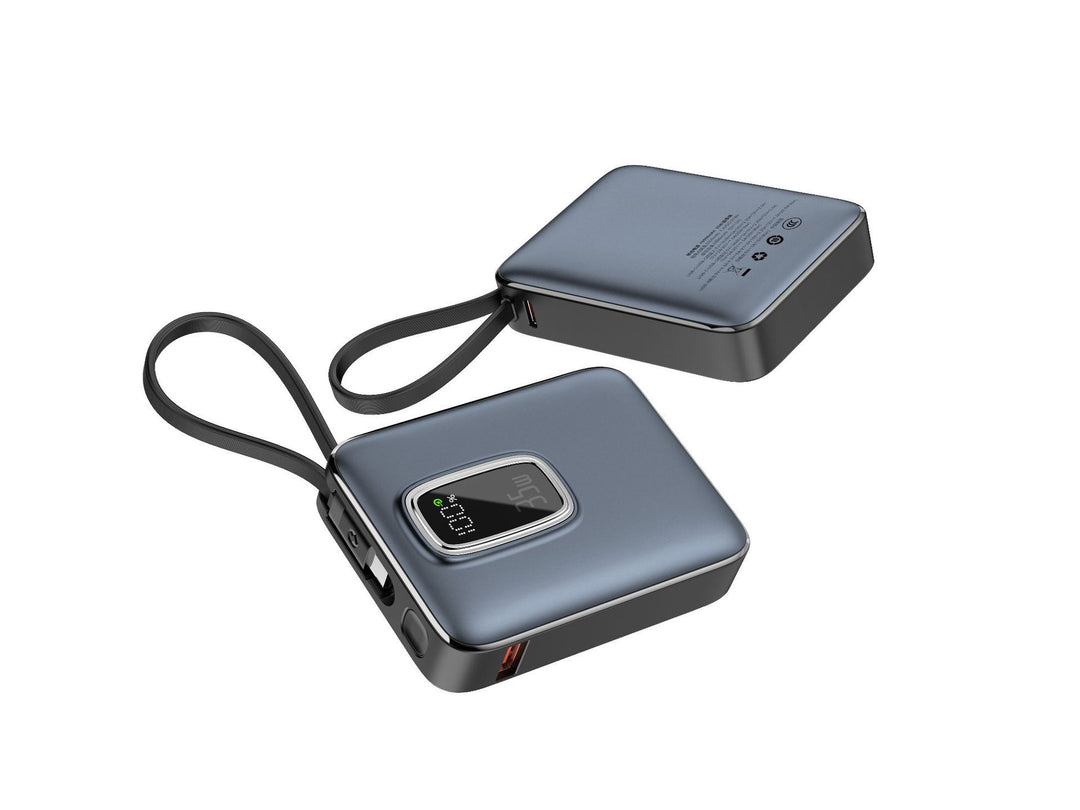 Portable power bank with integrated LED display and fast charging function Bowlift