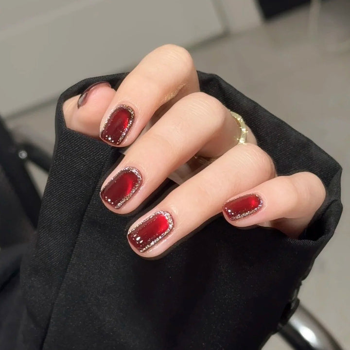 Glossy Decorative Press-On Nail Art Bowlift