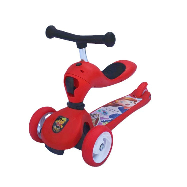 Innovative Lean-to-Steer Kick Scooter Bowlift