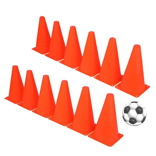 multi-piece flat-base training marker cones for soccer agility drills Bowlift