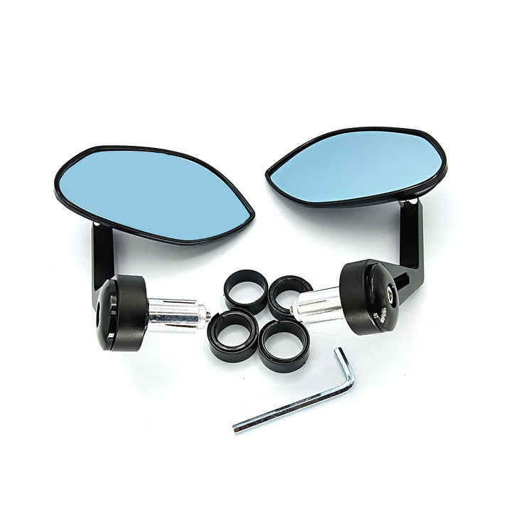 Ergonomic motorcycle rearview mirror with scratch-resistant surface Bowlift