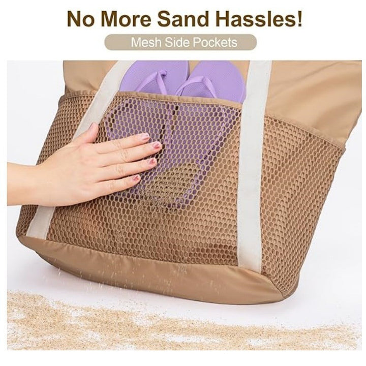 Shopping bag with mesh pockets Bowlift