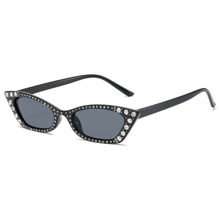 Women's extravagant Cat-Eye sunglasses with crystal embellishments Bowlift