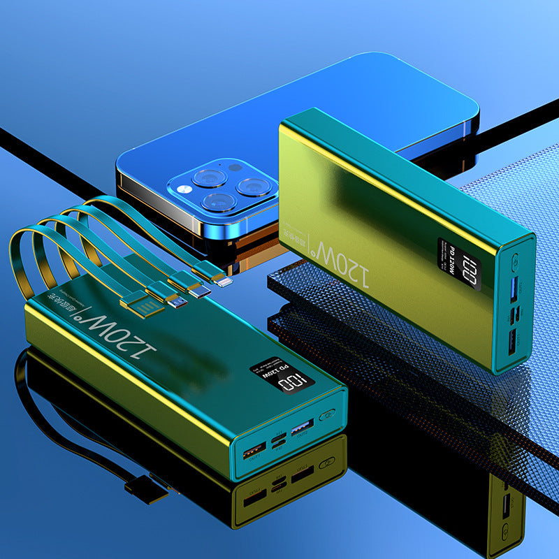 High-performance power bank with digital charging display Bowlift
