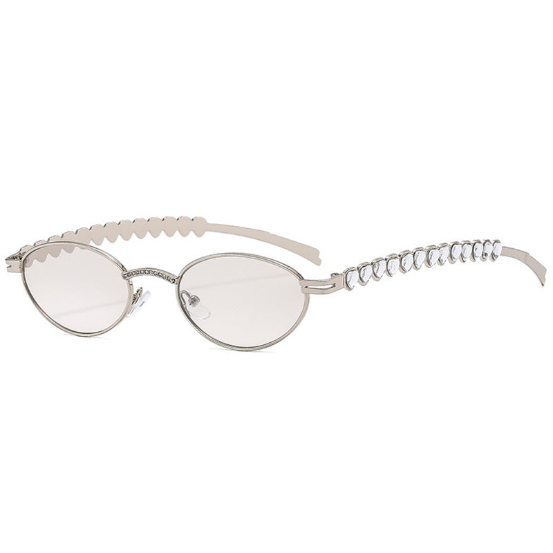 Women's fashionable sunglasses with decorative frame and stylish accents Bowlift
