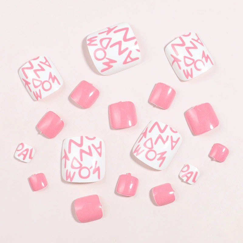 Creative Themed Press-On Nail Set Bowlift