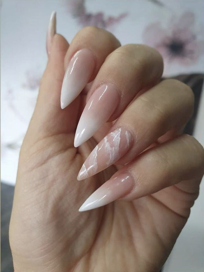 Elegant Stiletto Nail Art Extensions Bowlift