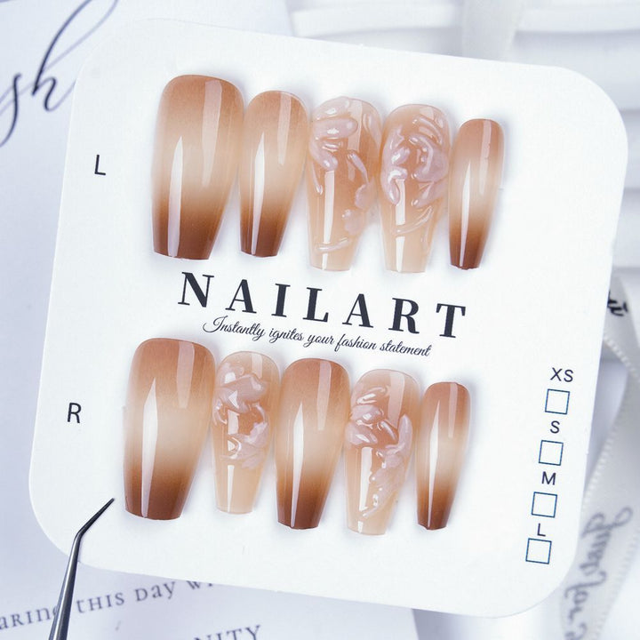 Creative Thematic Press-On Nail Set Bowlift