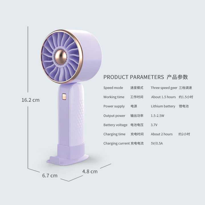 Portable Rechargeable Mini Fan Bowlift