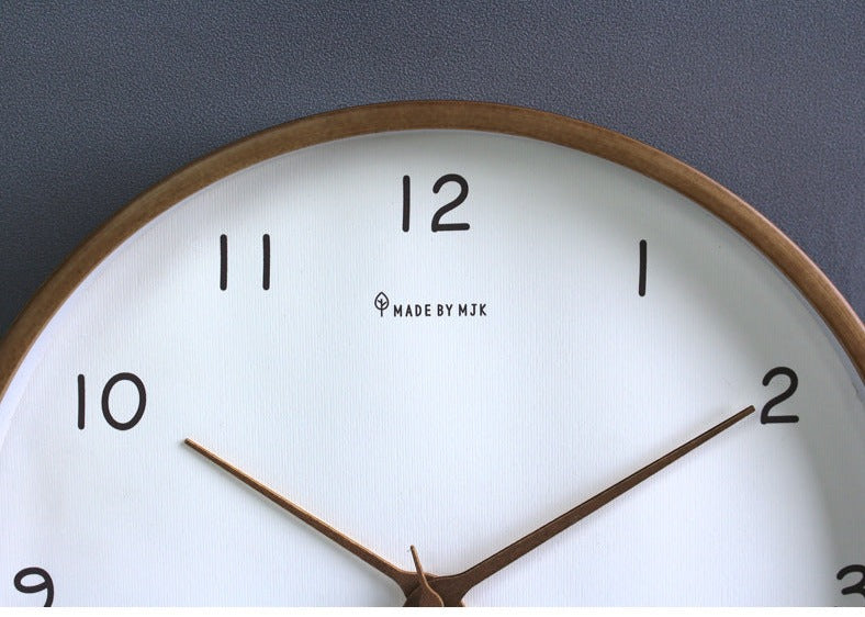 BowLift | TimberClock - Solid Wood Analog Clock