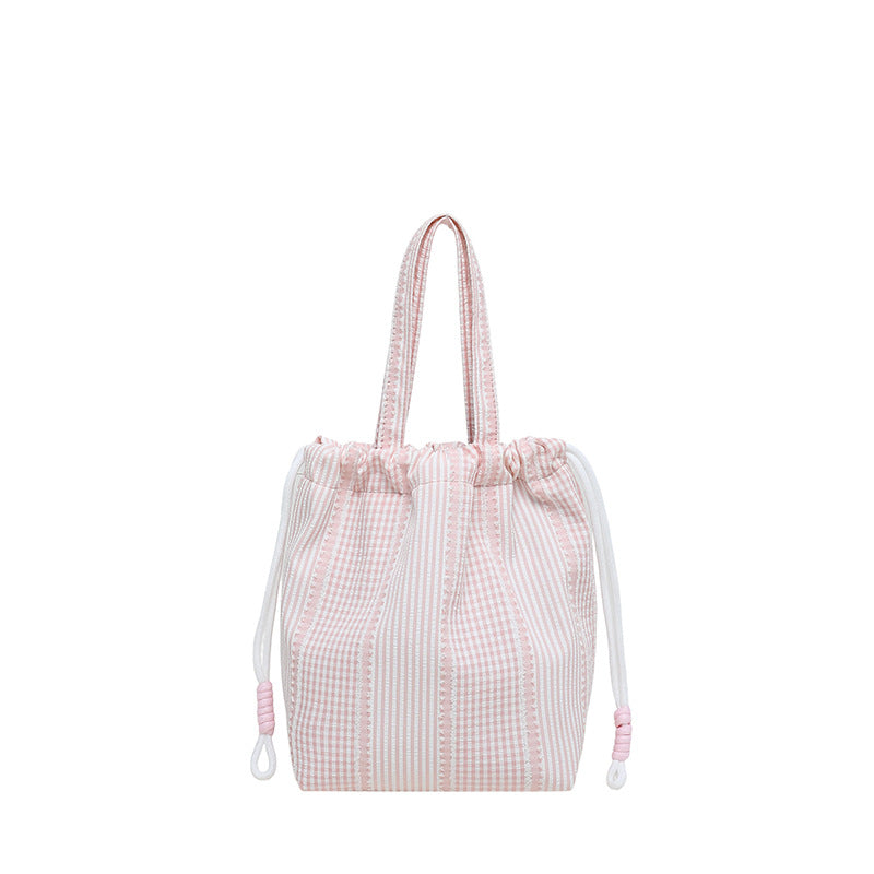 WoDrawstring Utility Tote Bag Bowlift