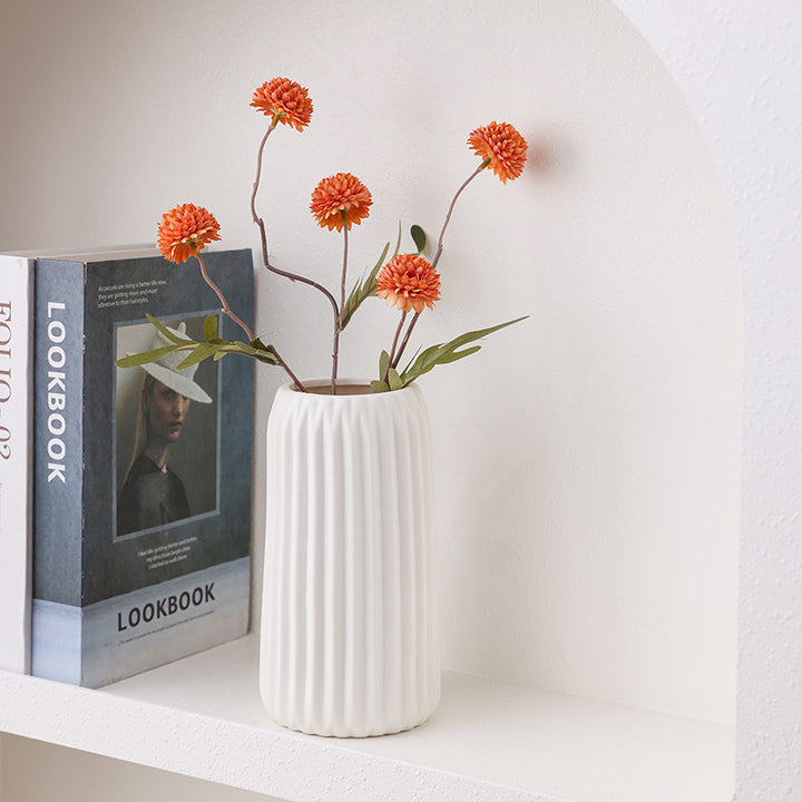 Modern Structured Ceramic Flower Vase