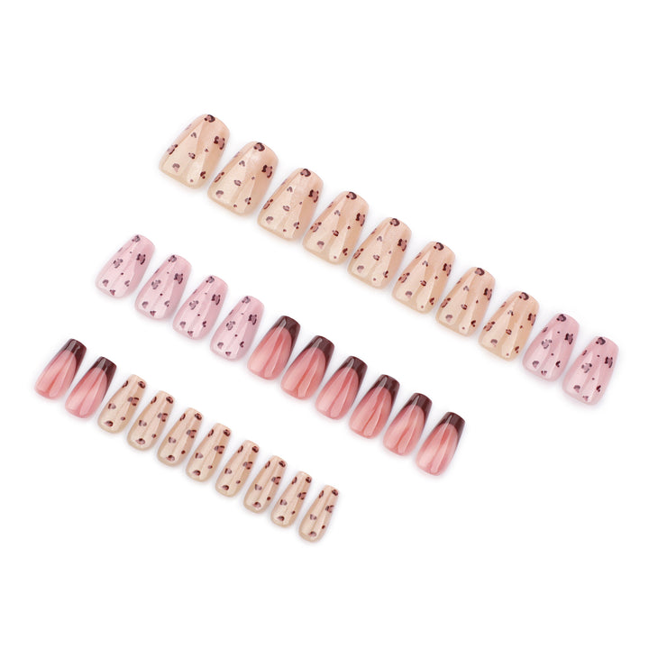 Artistic nail extensions with elegant glitter design Bowlift