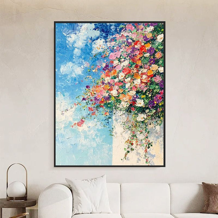 Floral Landscape Wall Art Bowlift