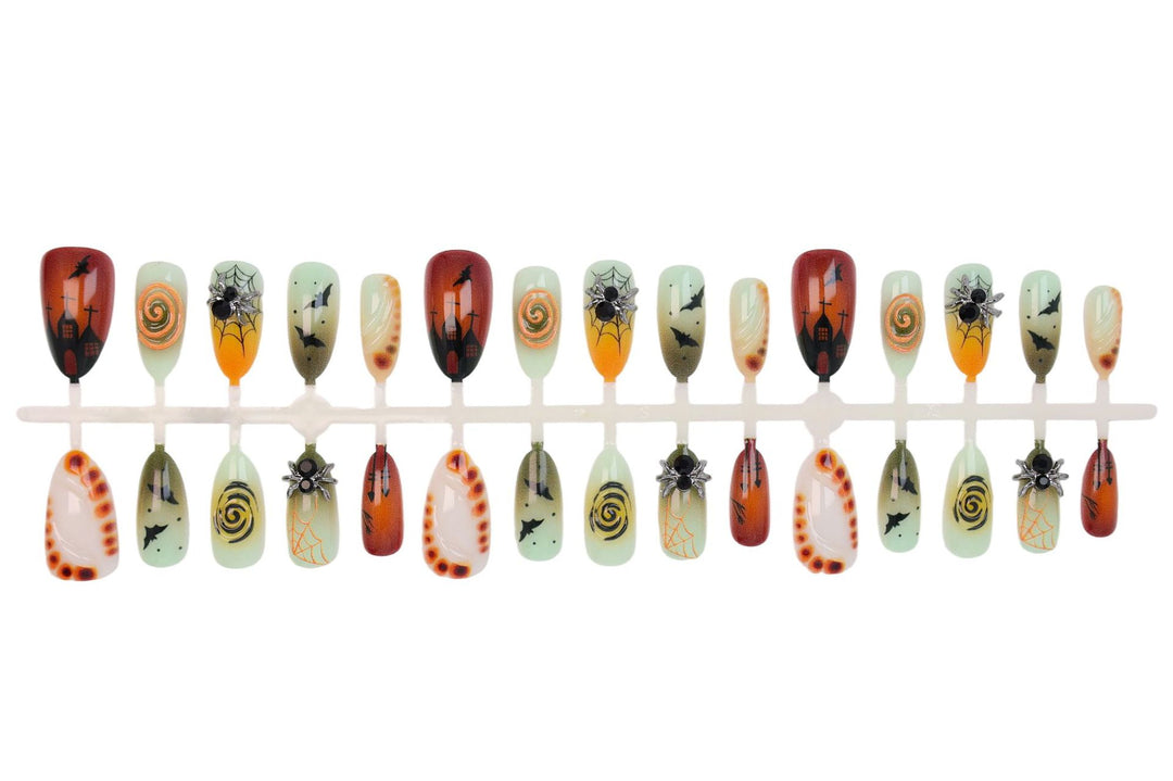 Halloween Artificial Nail Set Bowlift